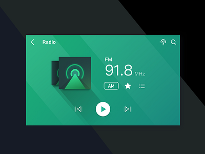 Radio design ui