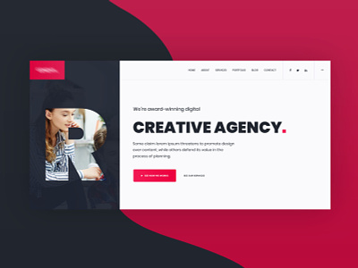 Creative Agency agency agency landing page agency website creative agency creative design digital agency trend 2019 trending
