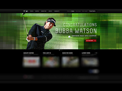 Bubba Watson Oakley Homepage