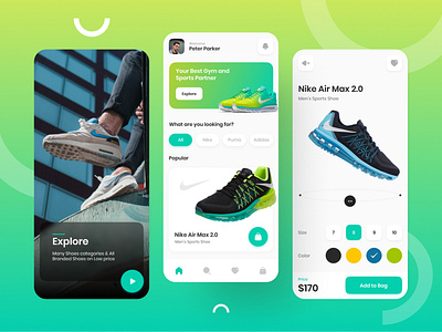 E-Commerce Mobile app for shoe attractive design ecommerce app mobile app uidesign