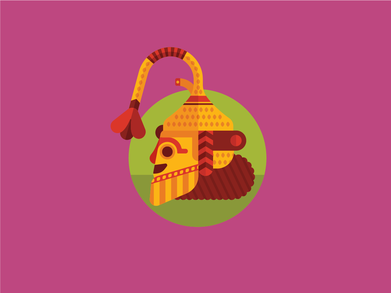 African Art chicago map vector artmuseum art museum illustration