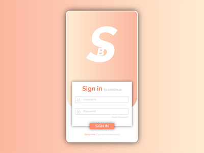 Mobile Signin Page app login log in log in login login box login design login form login page login screen sign design sign in sign in sign in page signin signin box signin form signin page signin screen