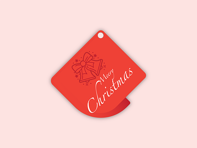 Holiday Gift Tag | Weekly Warm-Up christmas christmas ball christmas tag design dribbbleweeklywarmup gift gift tag present vector