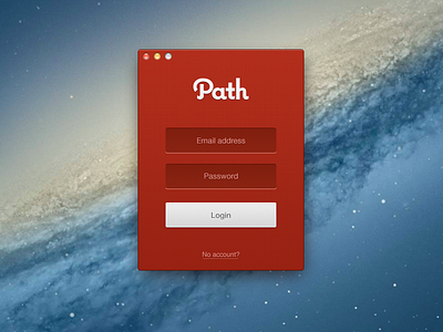 Path Login app login osx path ui