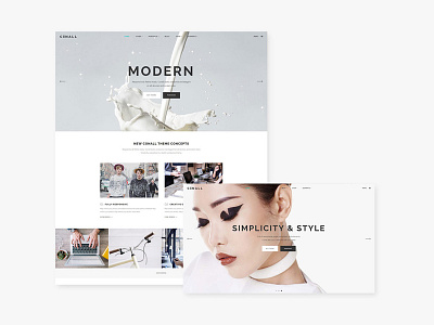 Conall Theme design flat idea identity logo minimal ui ux web website