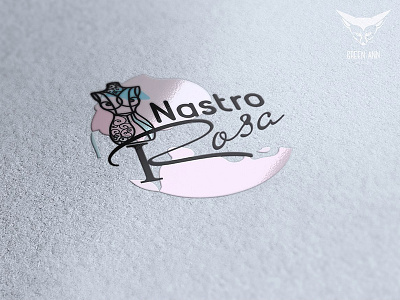 logo Nastro Rosa art brand branding clothes design dress fashion green ann studio icon identy logo логотип