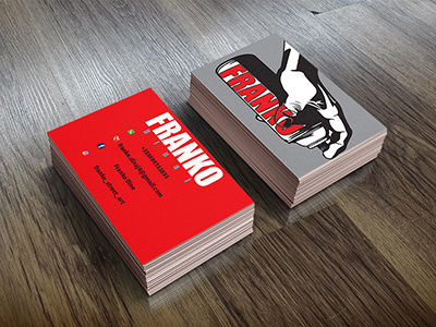 Franko_street_art art artist business card graffiti street art