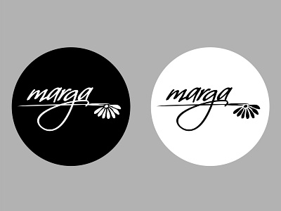 marga brand construction design identity design illustrator logo margarita product tirana vector