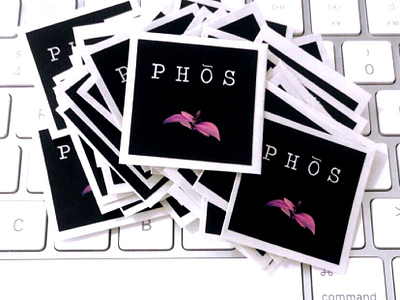 P H Õ S albania design exhibition logo phos stickers tirana vector