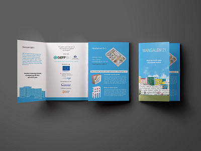 M21 for GEFF albania brochure construction design illustrator kontakt photography tirana vector