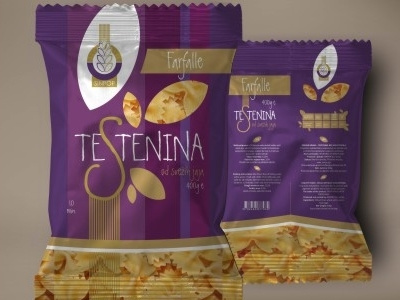 Pasta Package Design /SINPOP TESTENINA/ branding graphic design packaging