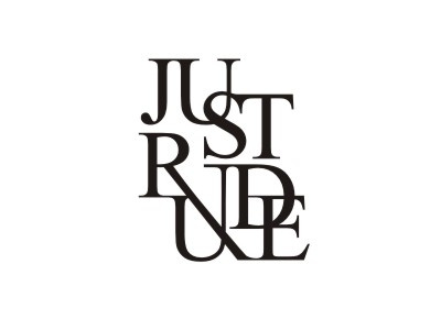 Just Rude font graphic design lettering logotype type typography