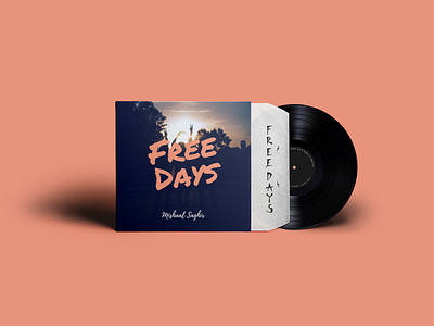 Album Cover (Free Days) album album cover album cover design album covers art branding design