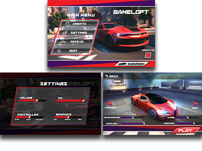 Ui Design (Car Racing Game)-Under process app branding design game game app game art ui ui design uidesign uidesigner uiux user inerface ux