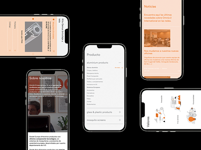 New website for Omnia 2 International digital design graphic design grid identity layout uiux web design website