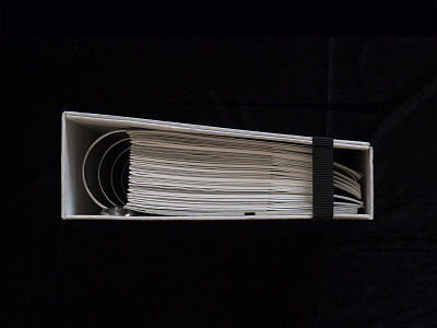 #FFFFFF archive archive binder debossing design designers editorial editorialdesign folded interviews paper photocopies print process sketches wip