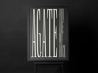 Typographic poster