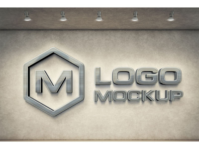 3d Wall Logo Mockups by Ahsan Alvi on Dribbble