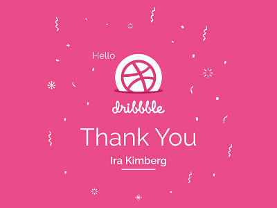 Hello Dribbble! debut first hello shot welcome