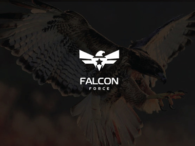 Falcon Force Logo alvi studio bird eagle f letter f logo falcon fly force hawk illustration typography wings