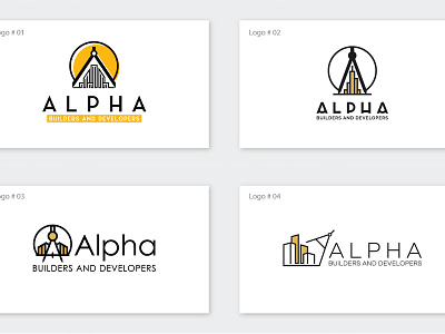 Architecture Company Logo a letter alvistudio architecture branding building compass construction house illustration real estete vector logo