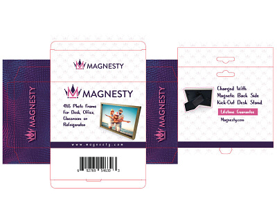 Magnesty Packaging Design alvi studio box crown frame illustration magnet majesty packaging ui ux vector