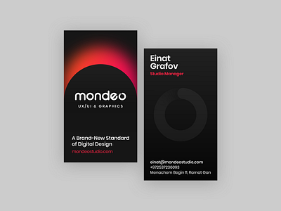 Mondeo Studio Meeting Cards