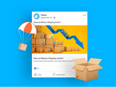 Fetchy Social Posts banner blog facebook fetchy post shipping