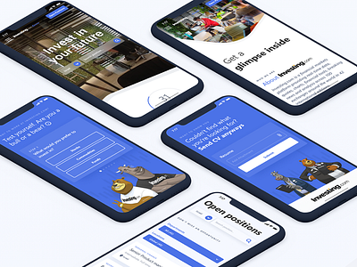 Investing.com Mobile Web Design app investing investing.com mobile ui uiux ux web design website