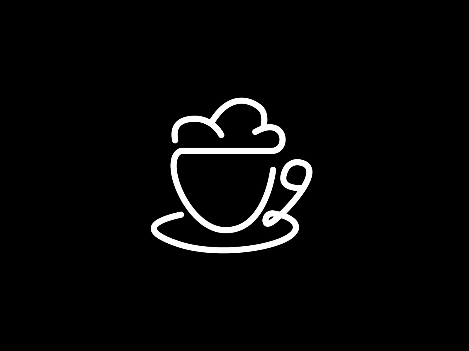 LINE COFFEE LOGO by Minang_Art on Dribbble