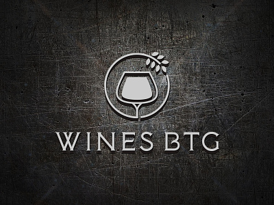 logo monoline wine