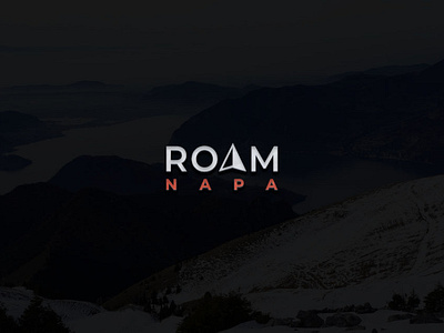 Roam Napa branding design designs education flat logo logodesign minimalist monogram vector