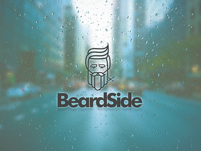 BeardSide babershop barber shop branding design designs education flat logo logodesign minimalist monogram vector