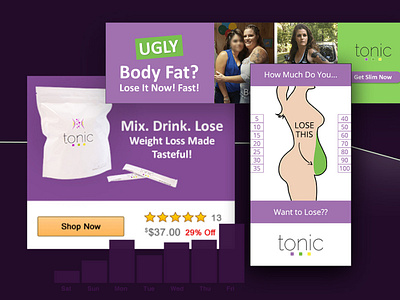 Weight loss banner ads ads design banner banner ads bmi body branding display ads fat fitness google ad banner height html5 loss loss prevention natural supplement weight weight loss workout