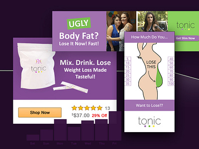 Weight loss banner ads