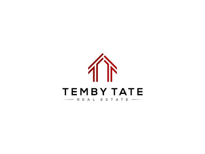 Temby Tate Real Estate Group branding building business cloud design home house icon initials logo solutions