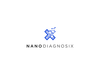 Nano Diagnosix analitycs branding business cloud design icon logo solutions technology