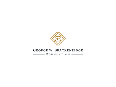 George W. Brackenridge Foundation branding design logo solutions