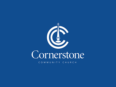 Cornerstone Community Church Identity branding church design identity logo