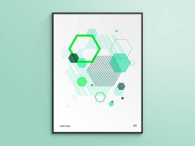 Primitives - 03 abstract design geometric poster vector