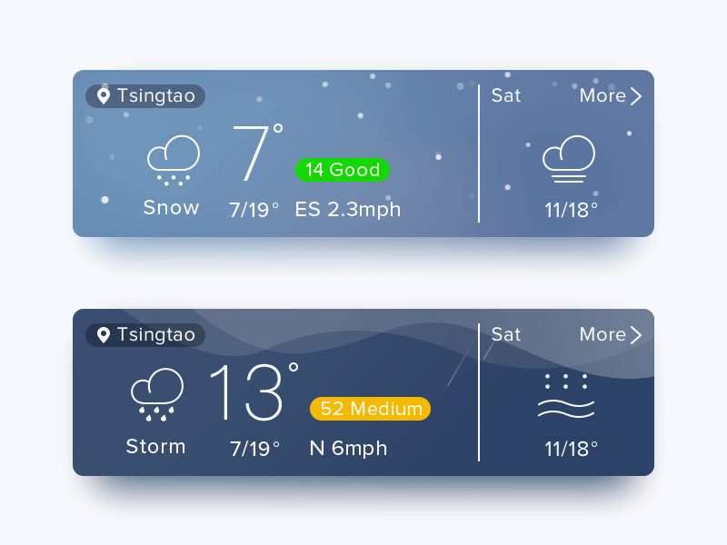 Weather Card #02