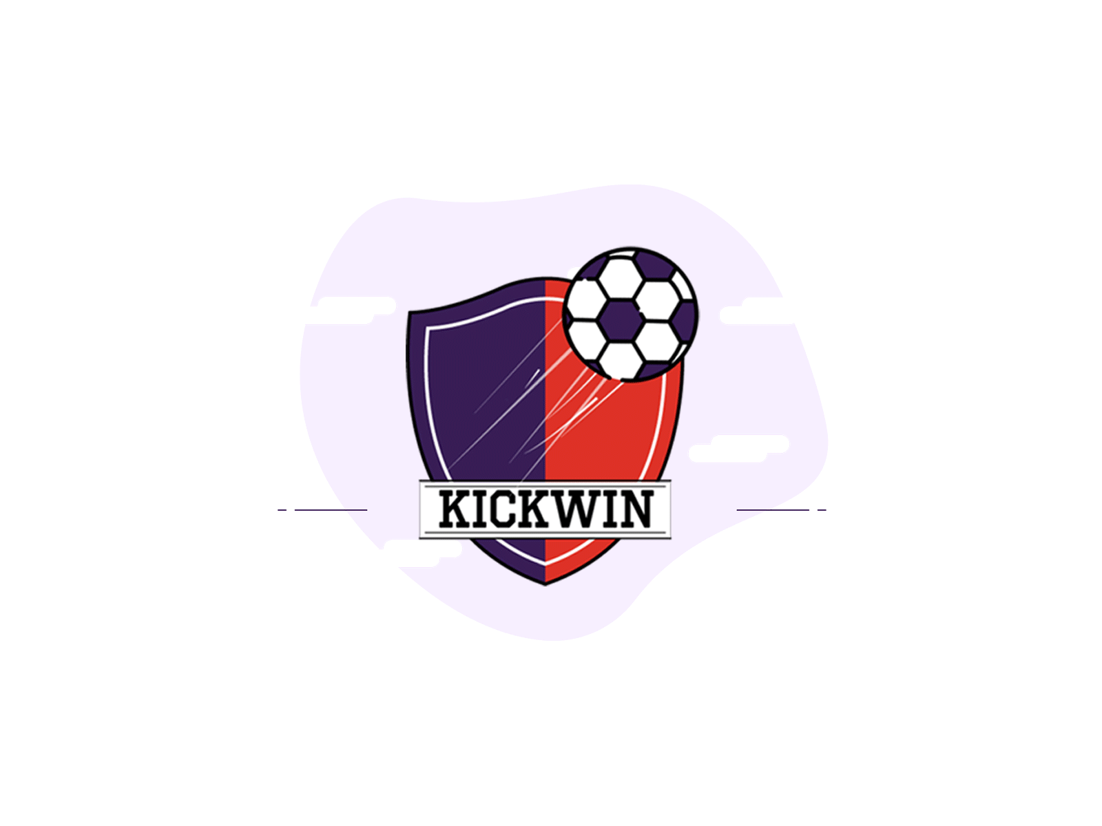 KickWin Logo Animation android animation app design football ios logo soccer