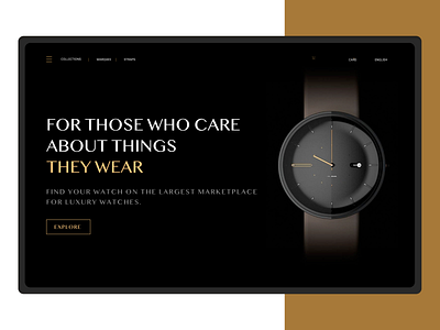 watch Dribbble creative design landingpage ui