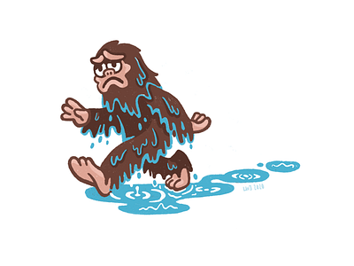 Soggy Sasquatch- sketch