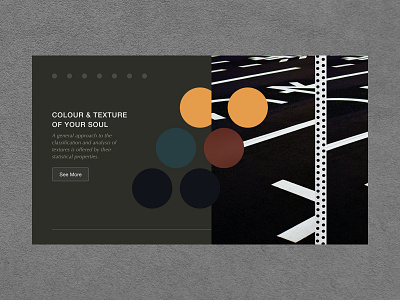 Colour & Texture abstract concept design digital page typography ui web