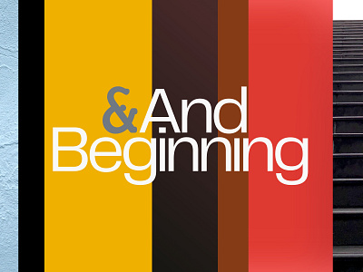 END & BEGINNING 2021 abstract concept design digital flat minimal typo typography vector
