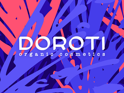 Doroti logo abstract cosmetic doroti logo organic pink plants purple rgb white