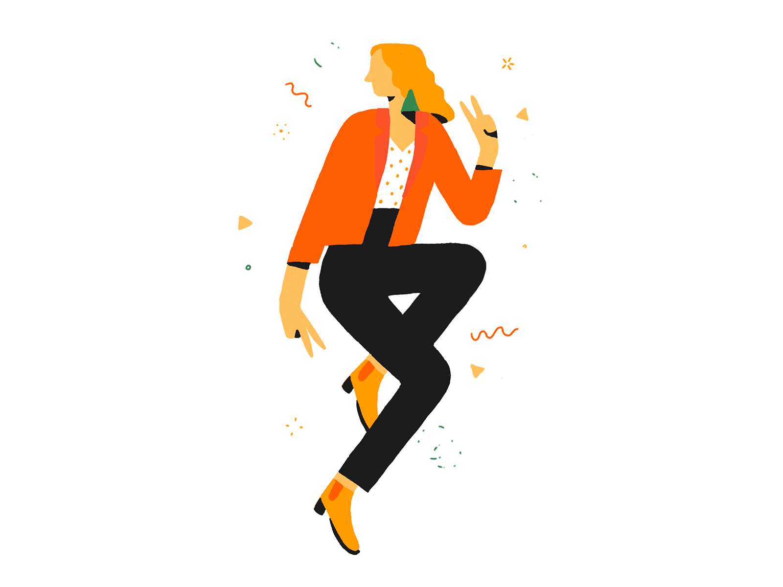 Lose yourself to dance! 2d 2d character 2danimation animation dance dancer gif illustration minimal motion motion design music party