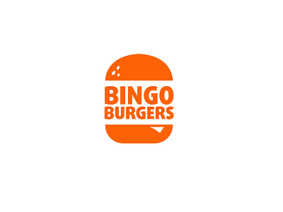 Bingo Burgers bingo bingoburgers branding burger burgerlogo burgers design logo logotype orange vector