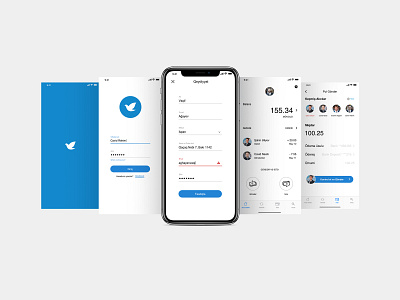 Pul Göyərçini Money Transfer App app appdesign branding design logo mobileapp mobileappdesign moneytransferapp ui uidesign ux uxdesign